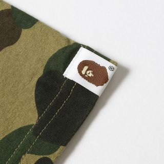 A BATHING APE ア ベイシング エイプ Tシャツ サイズ:L 全面 1stカモ 猿迷彩 クルーネックTシャツ 00s イエローカモ トップス カットソー 半袖 【メンズ】