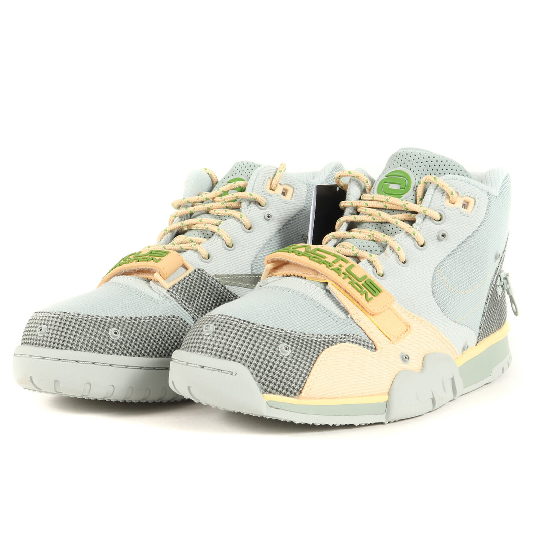 NIKE ナイキ スニーカー サイズ:28.0cm 22AW TRAVIS SCOTT CACT.US CORP AIR TRAINER 1 / CJ (DR7515-001) グレーヘイズ オリーブ US10 トラヴィス スコット コラボ シューズ 靴 ブランド【メンズ】