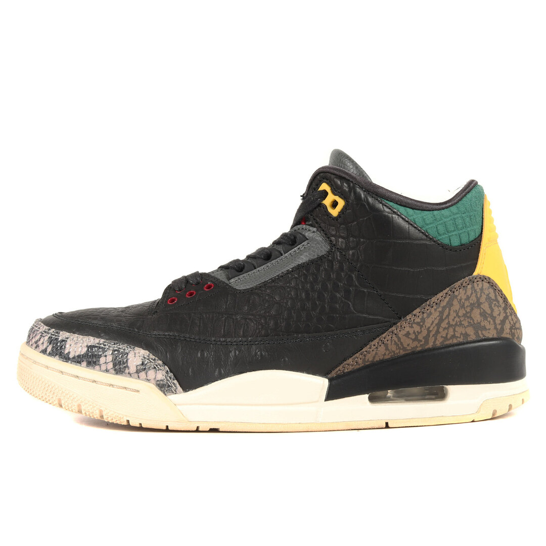 NIKE ナイキ スニーカー サイズ:26.5cm AIR JORDAN 3 RETRO SE Animal Instinct 2.0 (CV3583-003) ブラック ホワイト US8.5 シューズ 靴 ブランド【メンズ】