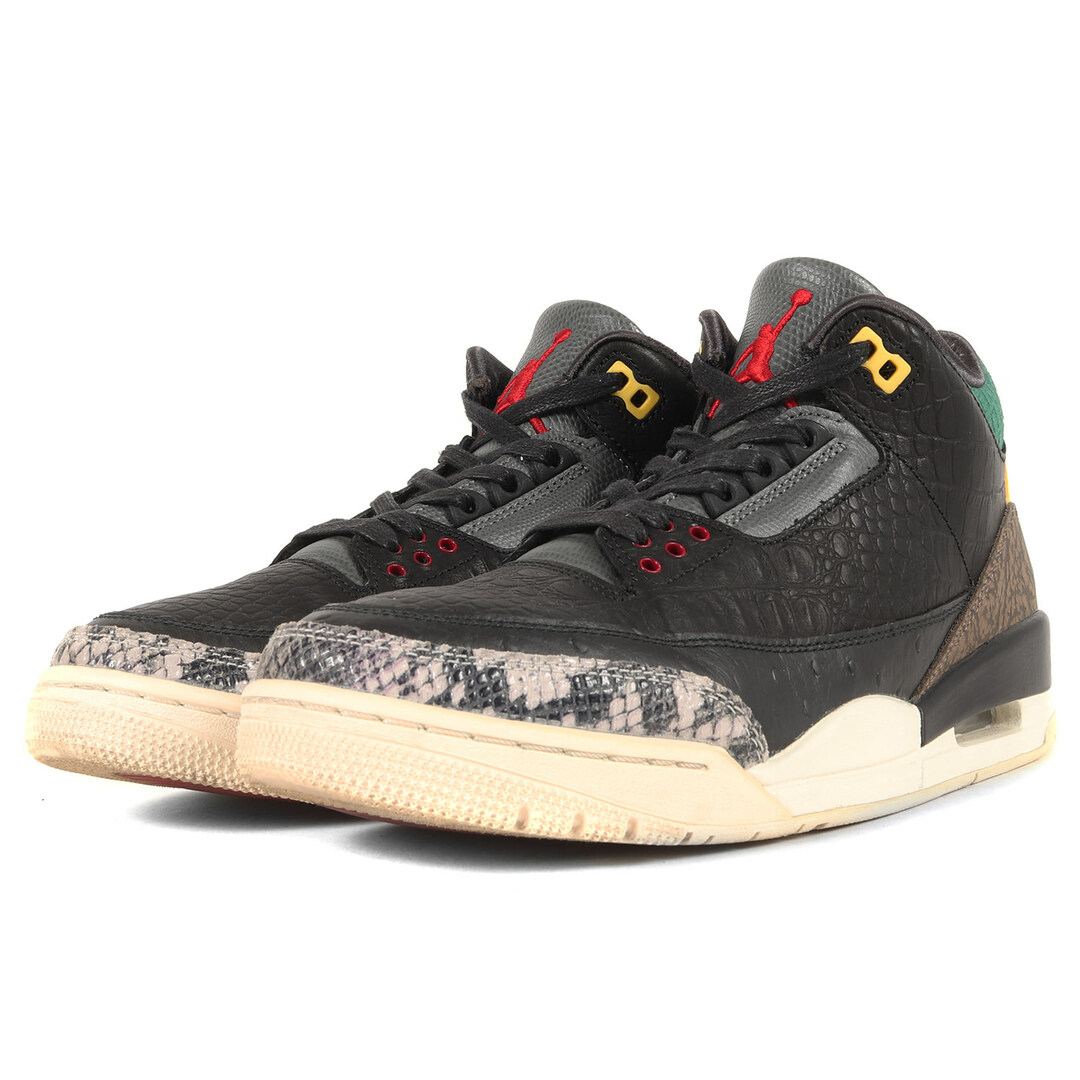 NIKE ナイキ スニーカー サイズ:26.5cm AIR JORDAN 3 RETRO SE Animal Instinct 2.0 (CV3583-003) ブラック ホワイト US8.5 シューズ 靴 ブランド【メンズ】