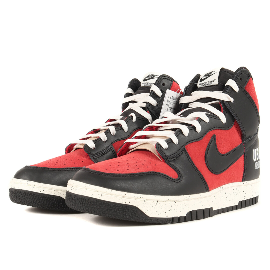 UNDERCOVER(アンダーカバー)のUNDERCOVER アンダーカバー スニーカー サイズ:28.0cm NIKE DUNK HIGH 1985 / U (DD9401-600) 21AW ジムレッド ブラック US10 黒 シューズ 靴 ブランド コラボ【メンズ】 メンズの靴/シューズ(スニーカー)の商品写真