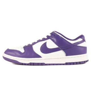 ナイキ(NIKE)のNIKE ナイキ スニーカー サイズ:28.5cm DUNK LOW RETRO COURT PURPLE (DD1391-104) ホワイト コートパープル US10.5 シューズ 靴 ブランド【メンズ】【中古】(スニーカー)