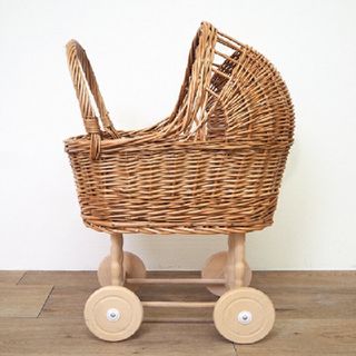 手押し車 ラタン 乳母車 ウッド エグモントトイズとオリエラが好きな方に 新品