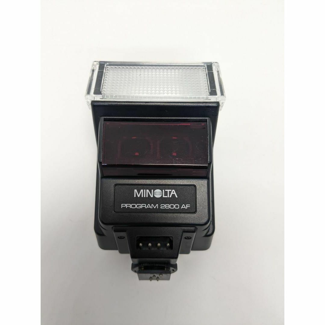 KONICA MINOLTA(コニカミノルタ)のミノルタ ストロボ MINOLTA PROGRAM 2800 AF フラッシュ スマホ/家電/カメラのカメラ(ストロボ/照明)の商品写真