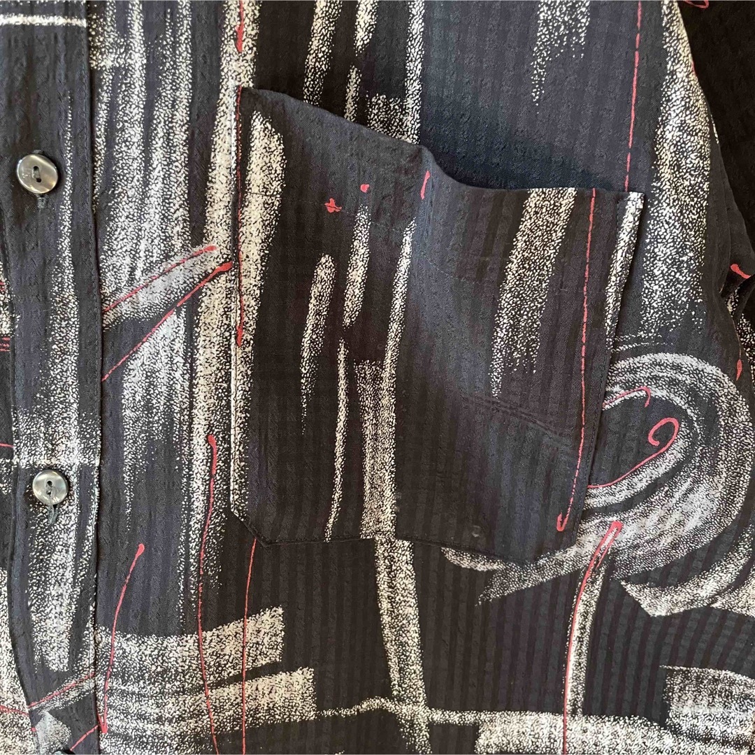 アートデザインシャツ 総柄シャツ 古着 レトロ 柄シャツ メンズ アートデザインシャツ 総柄シャツ 古着 レトロ 柄シャツ メンズ