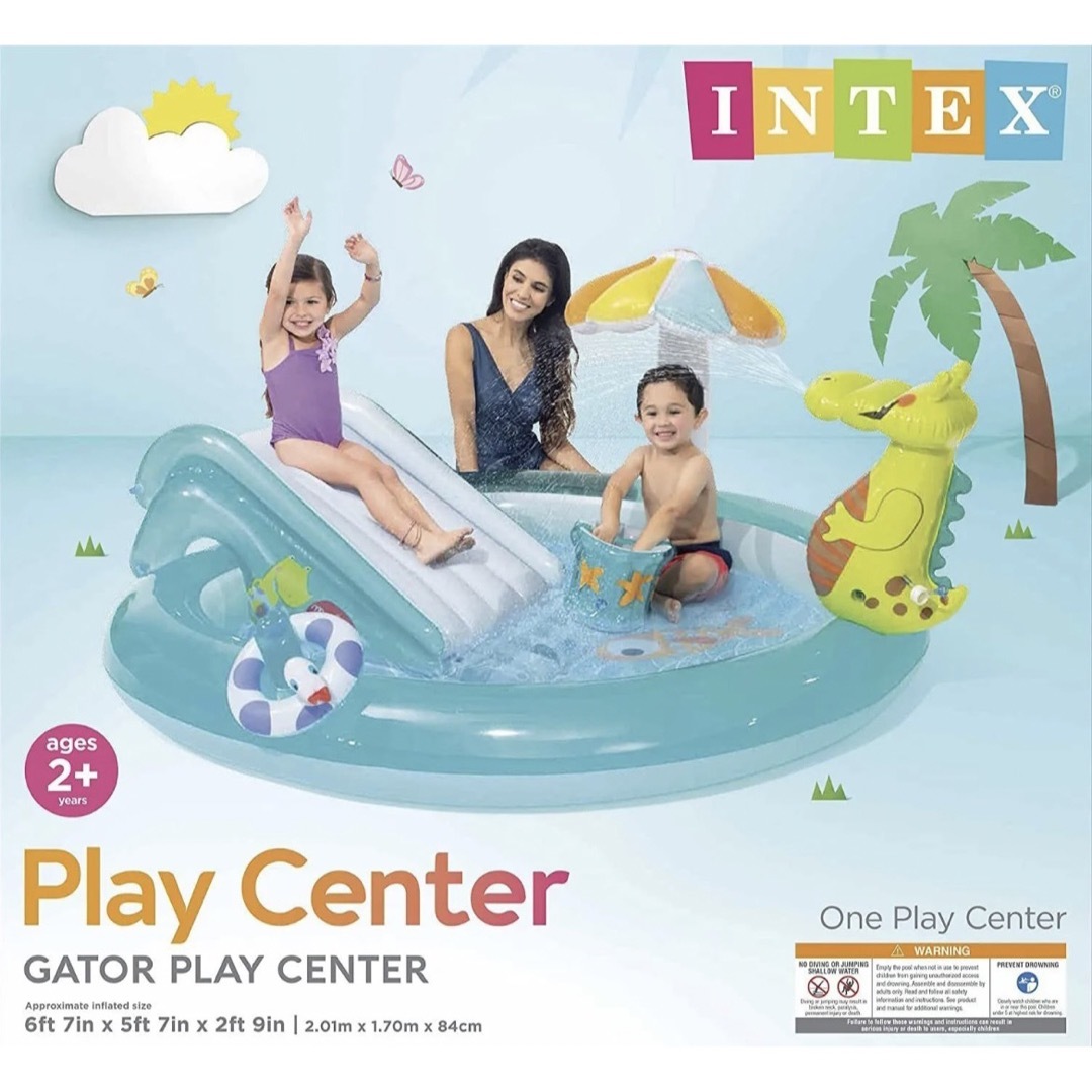 【新品未開封】INTEX インテックス  プール 子供用 すべり台 家庭用プール