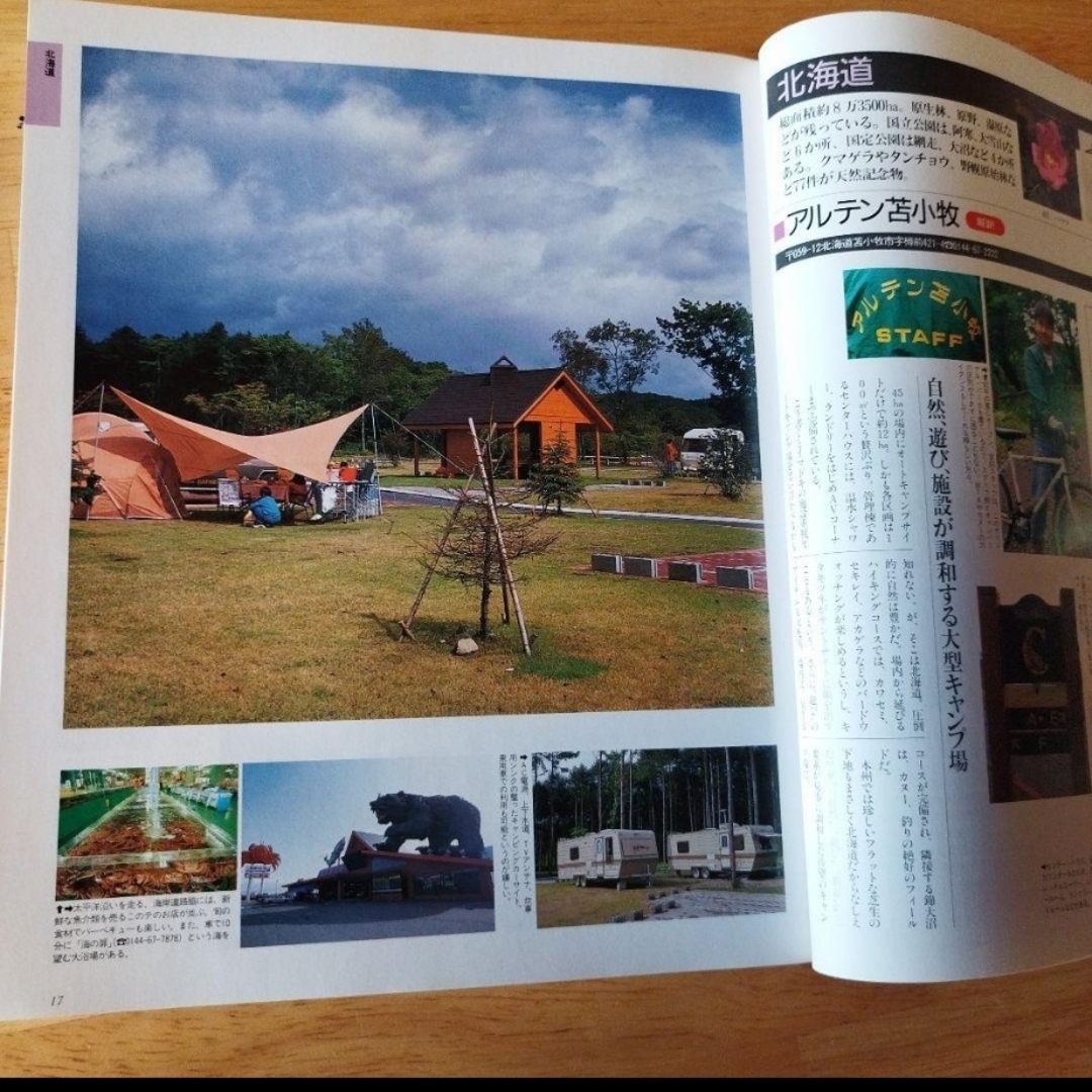 1993年版BE-PALビーパル　全国キャンプ場コンプリートガイド　綺麗な状態 エンタメ/ホビーの本(趣味/スポーツ/実用)の商品写真