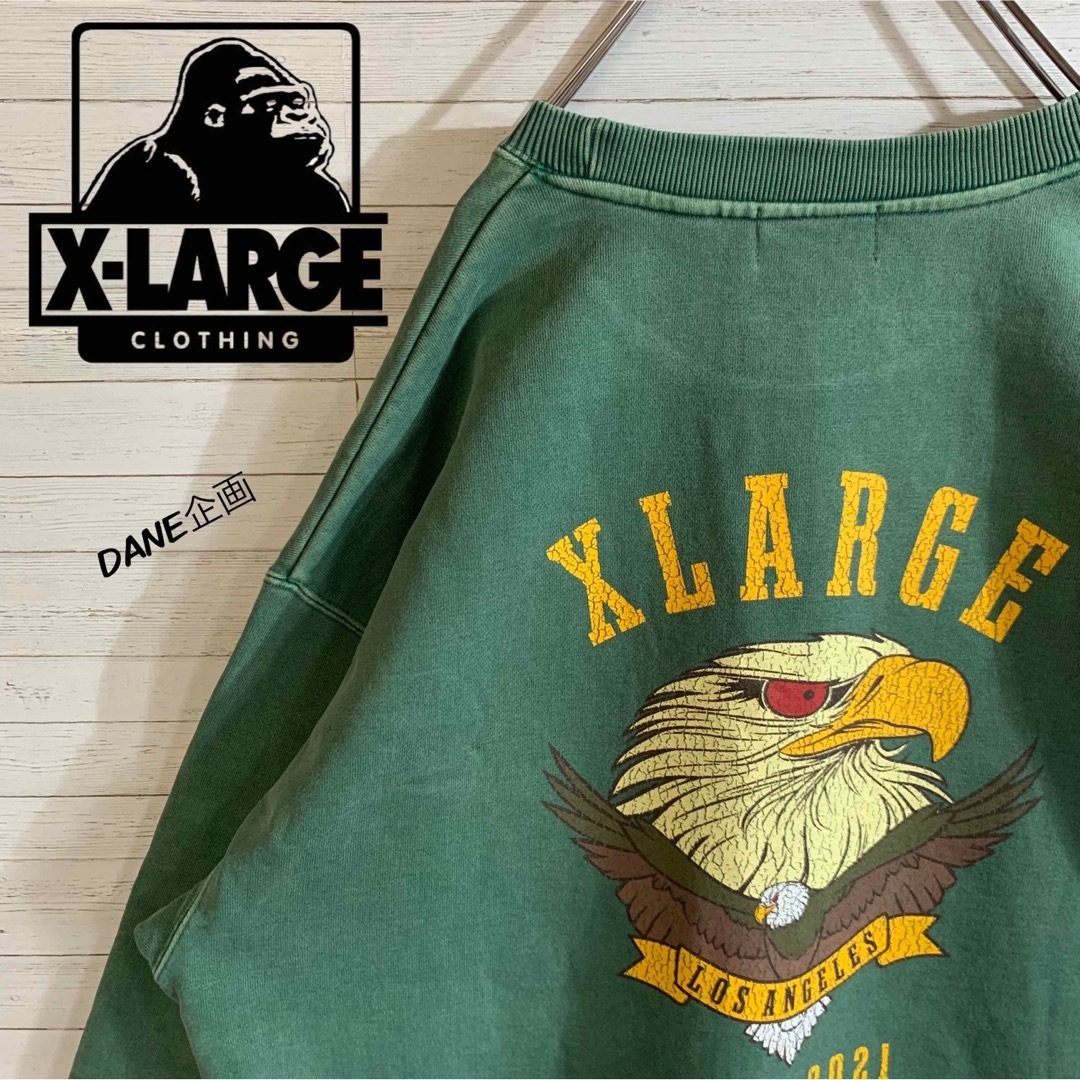 XLARGE - 【X-LARGE】肉厚 人気デザイン イーグル バックプリント