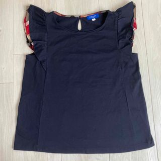 ブルーレーベルクレストブリッジ(BLUE LABEL CRESTBRIDGE)のクレストブリッジ　ブルーレーベル✴︎肩フリル　Tシャツ(Tシャツ(半袖/袖なし))