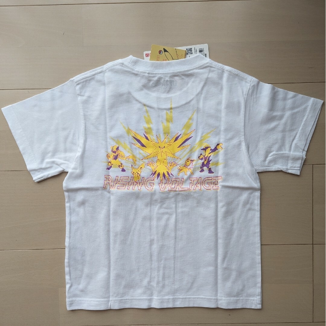 UNIQLO(ユニクロ)の☆未使用タグ付き☆ユニクロ　ポケモンＴシャツ　120 キッズ/ベビー/マタニティのキッズ服男の子用(90cm~)(Tシャツ/カットソー)の商品写真