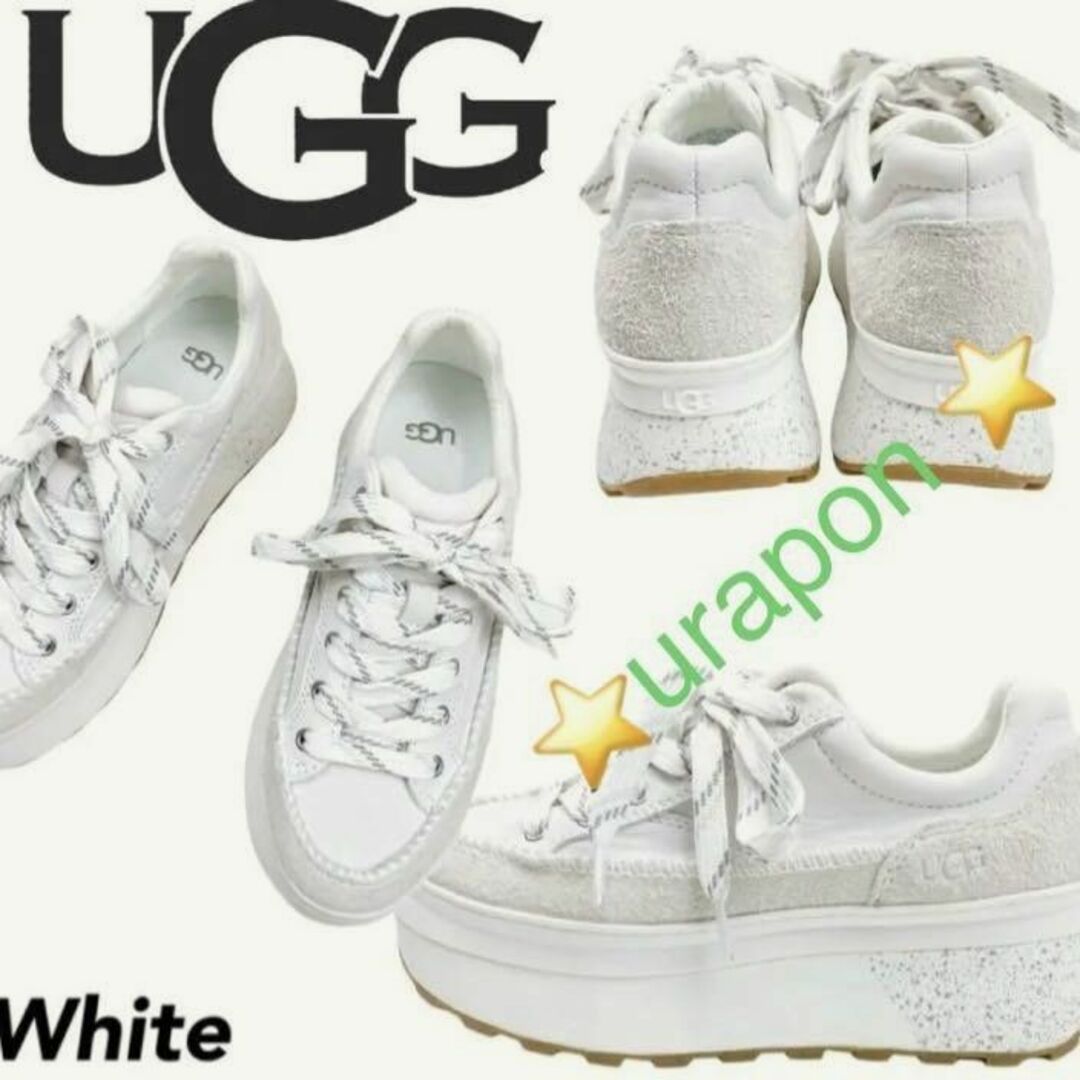 UGG(アグ)のmadam coco様③新品✨26✨UGG✨Marin Lace✨Leather レディースの靴/シューズ(スニーカー)の商品写真