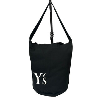 ワイズ(Y's)のY's コットンキャンパスバケツ型ロゴショルダートート(トートバッグ)
