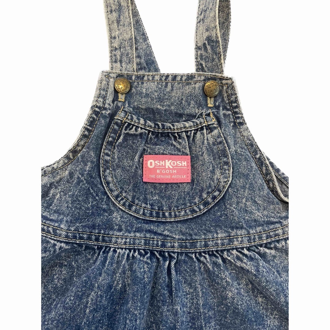 vintage oshkosh ジャンパースカート ケミカルウォッシュ vintage oshkosh ジャンパースカート ケミカルウォッシュ