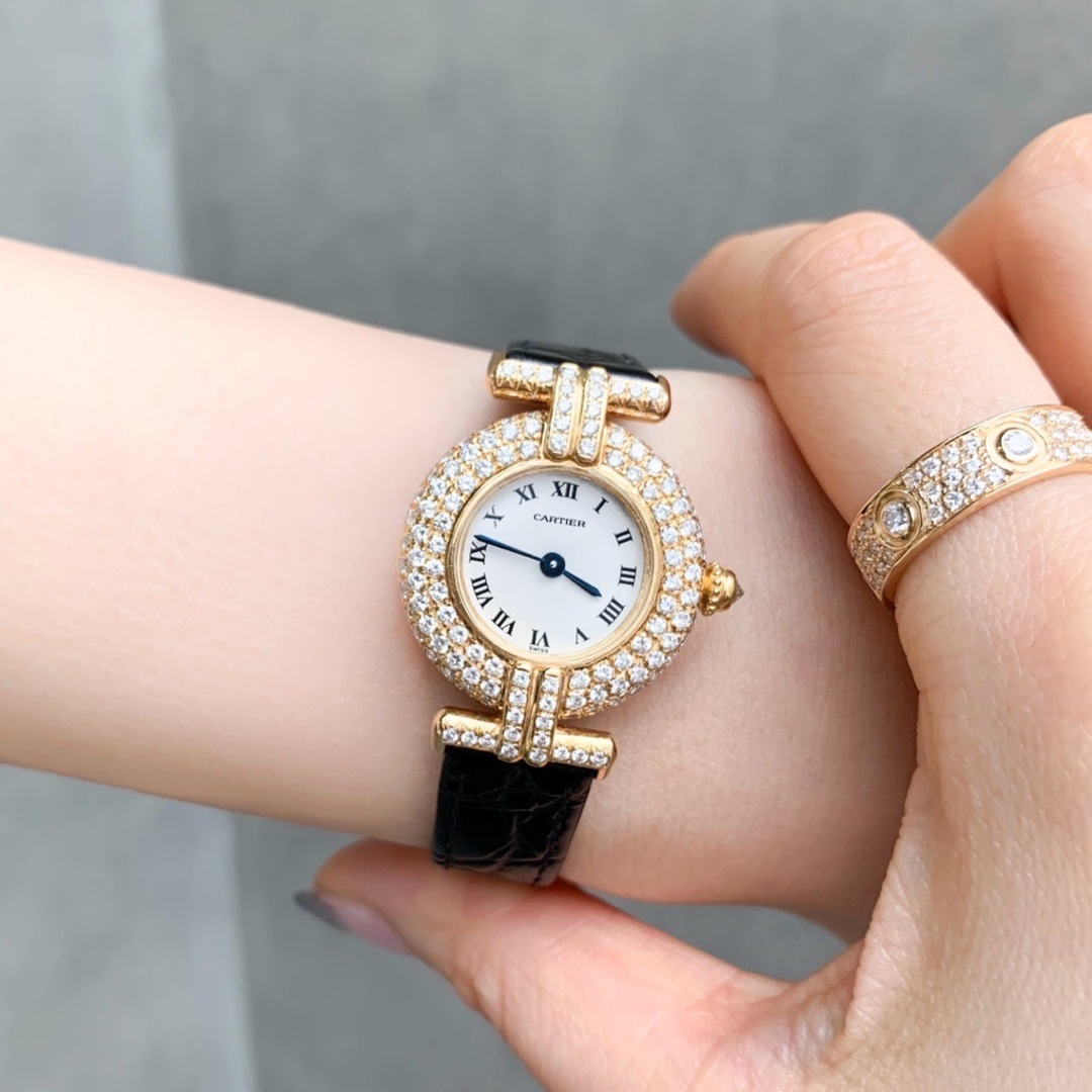 Cartier - 【OH済】カルティエ コリゼ K18YG ブレス 純正ダイヤ Cartier - 【OH済】カルティエ コリゼ K18YG ブレス 純正ダイヤ