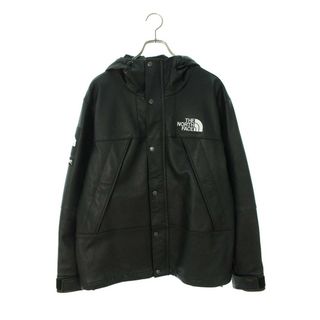 シュプリーム ×ノースフェイス THE NORTH FACE  18AW  Leather Mountain Parka レザーマウンテンジャケット  メンズ M