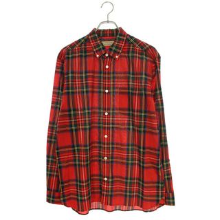 バーバリー(BURBERRY)のバーバリー  4061897 タータンチェック柄長袖シャツ  メンズ L(シャツ)