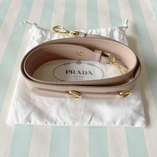 プラダ(PRADA)の[新品未使用]PRADA レザーショルダーストラップ サフィアーノ(ショルダーバッグ)