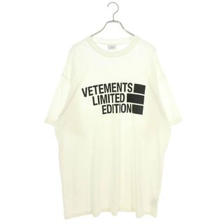 ヴェトモン(VETEMENTS)のヴェトモン  21SS  UE51TR810W ビッグロゴリミテッドエディションプリントTシャツ メンズ XL(Tシャツ/カットソー(半袖/袖なし))