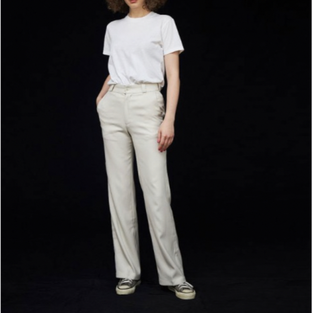 Shinzone - SHINZONE CENTER PRESS PANTS 36 ホワイトの通販 by すみれ