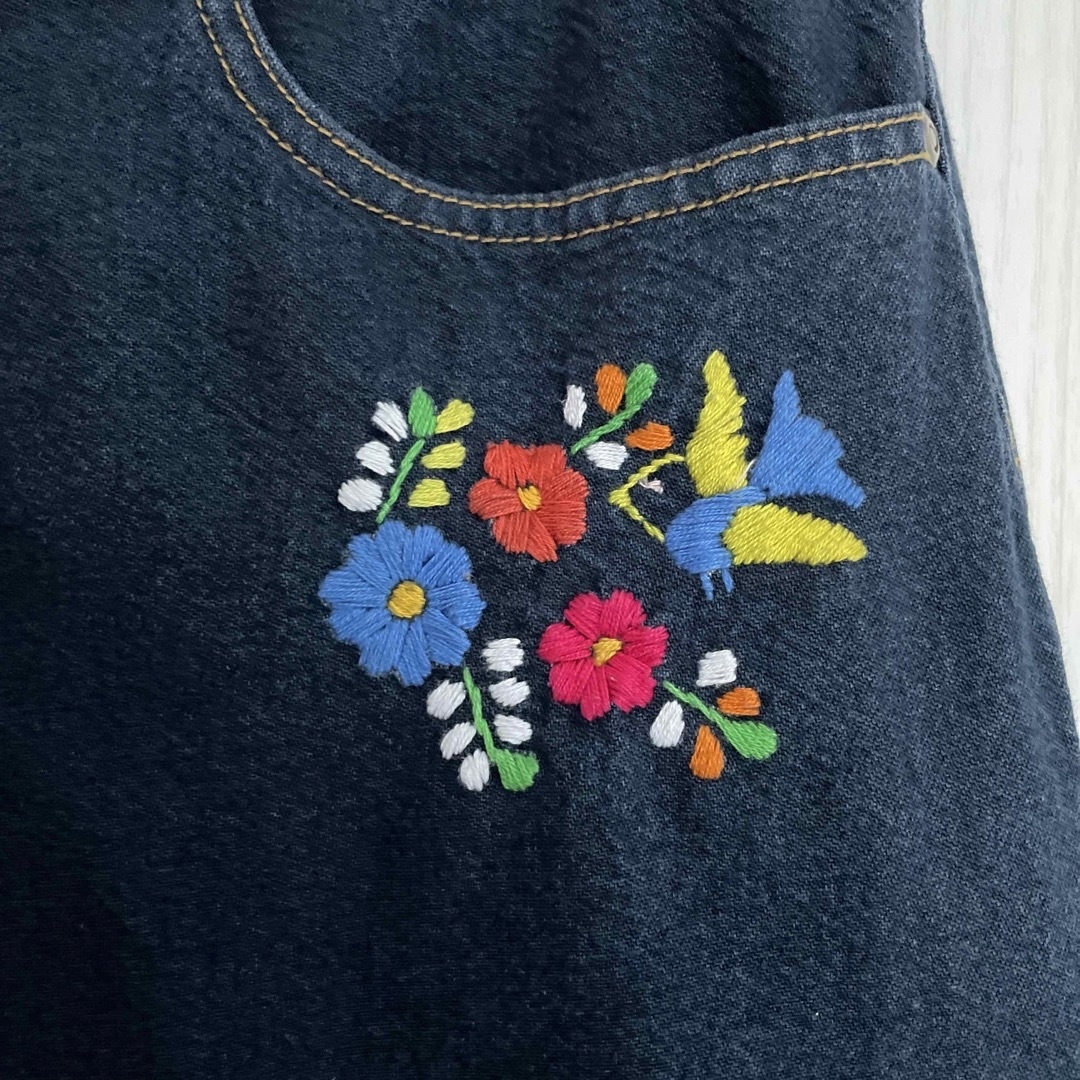 titicaca(チチカカ)のTITICACA チチカカ 刺繍デニムロングスカート L レディースのスカート(ロングスカート)の商品写真