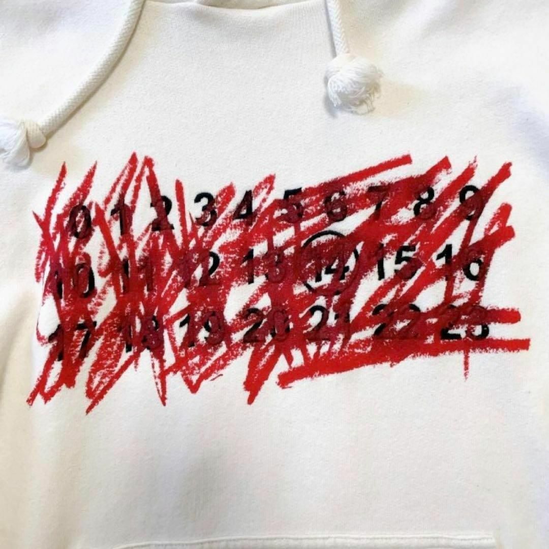 美品 Maison Margiela パーカー HOODIE オフホワイト 44