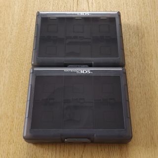 ニンテンドー3DS(ニンテンドー3DS)の【HORI】ニンテンドー3DS用カードケース　クリアブラック　2個セット(その他)