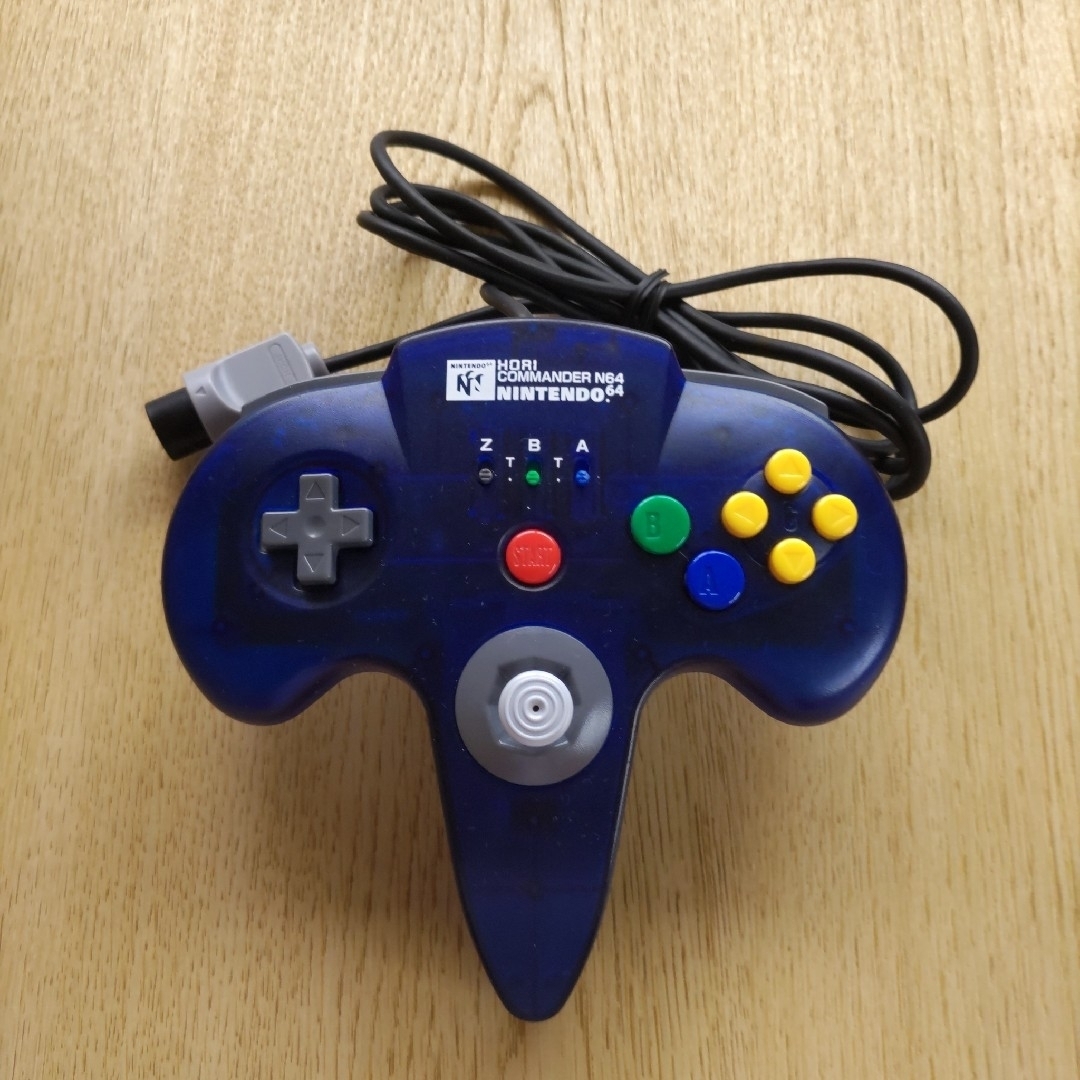 NINTENDO 64 - 【N64】ホリコマンダー64 クリアブルー コントローラー ...