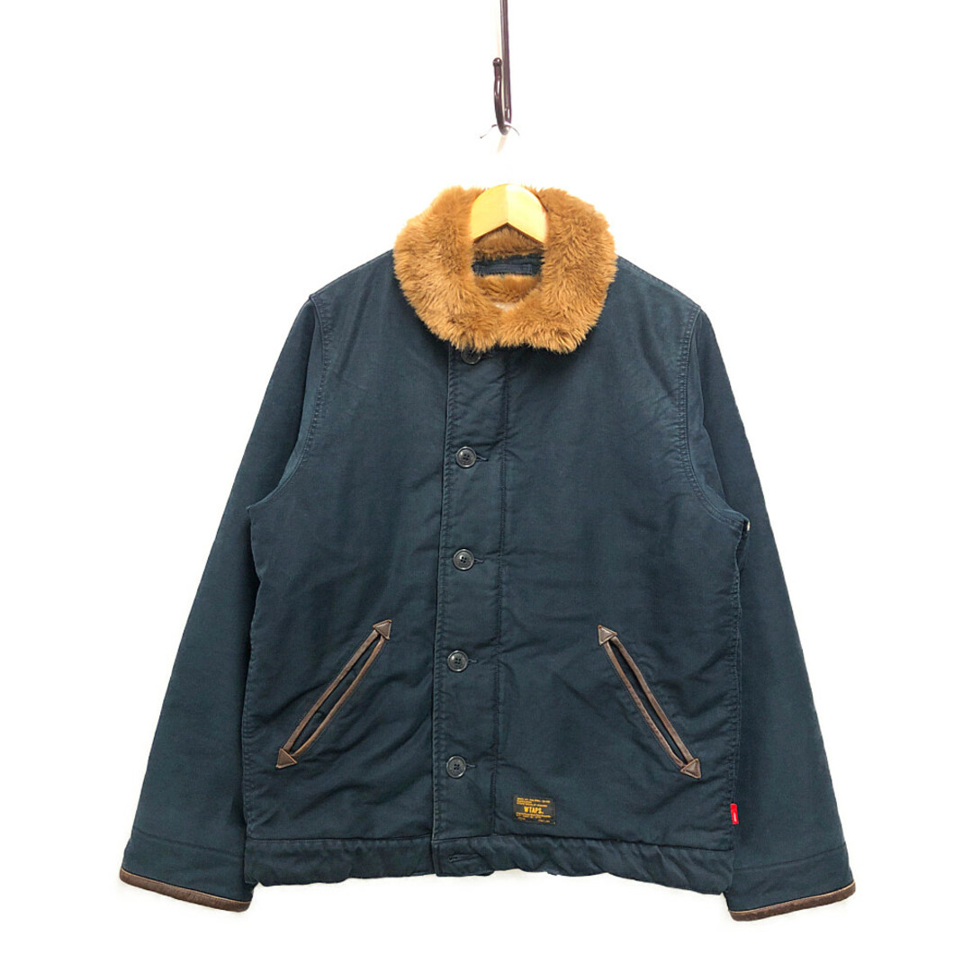 W)taps(ダブルタップス)のWTAPS ダブルタップス 15AW N-1 JACKET COTTON COAD デッキジャケット ネイビー サイズ4=XL 正規品 / 31416 メンズのジャケット/アウター(その他)の商品写真