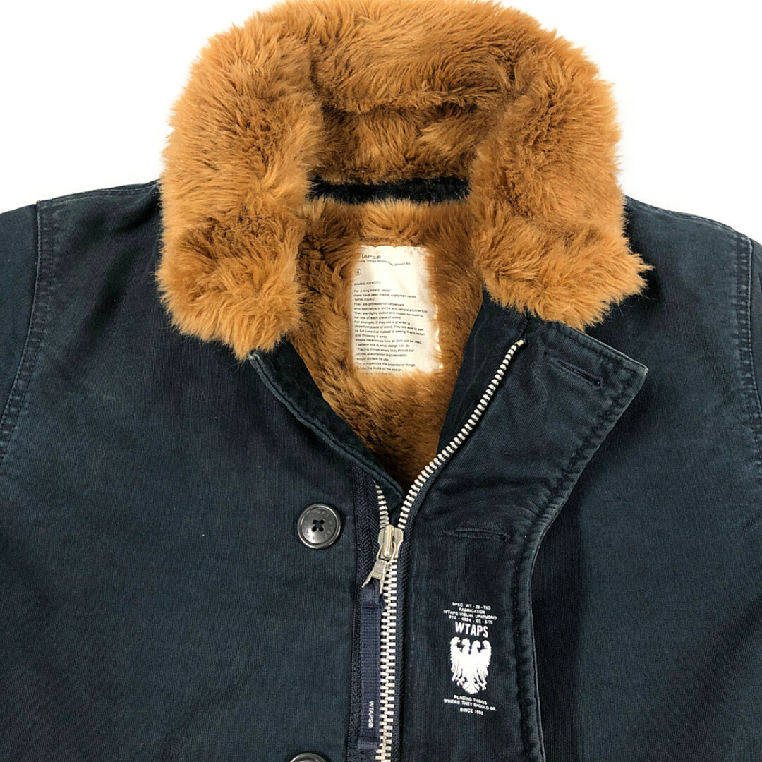 W)taps(ダブルタップス)のWTAPS ダブルタップス 15AW N-1 JACKET COTTON COAD デッキジャケット ネイビー サイズ4=XL 正規品 / 31416 メンズのジャケット/アウター(その他)の商品写真