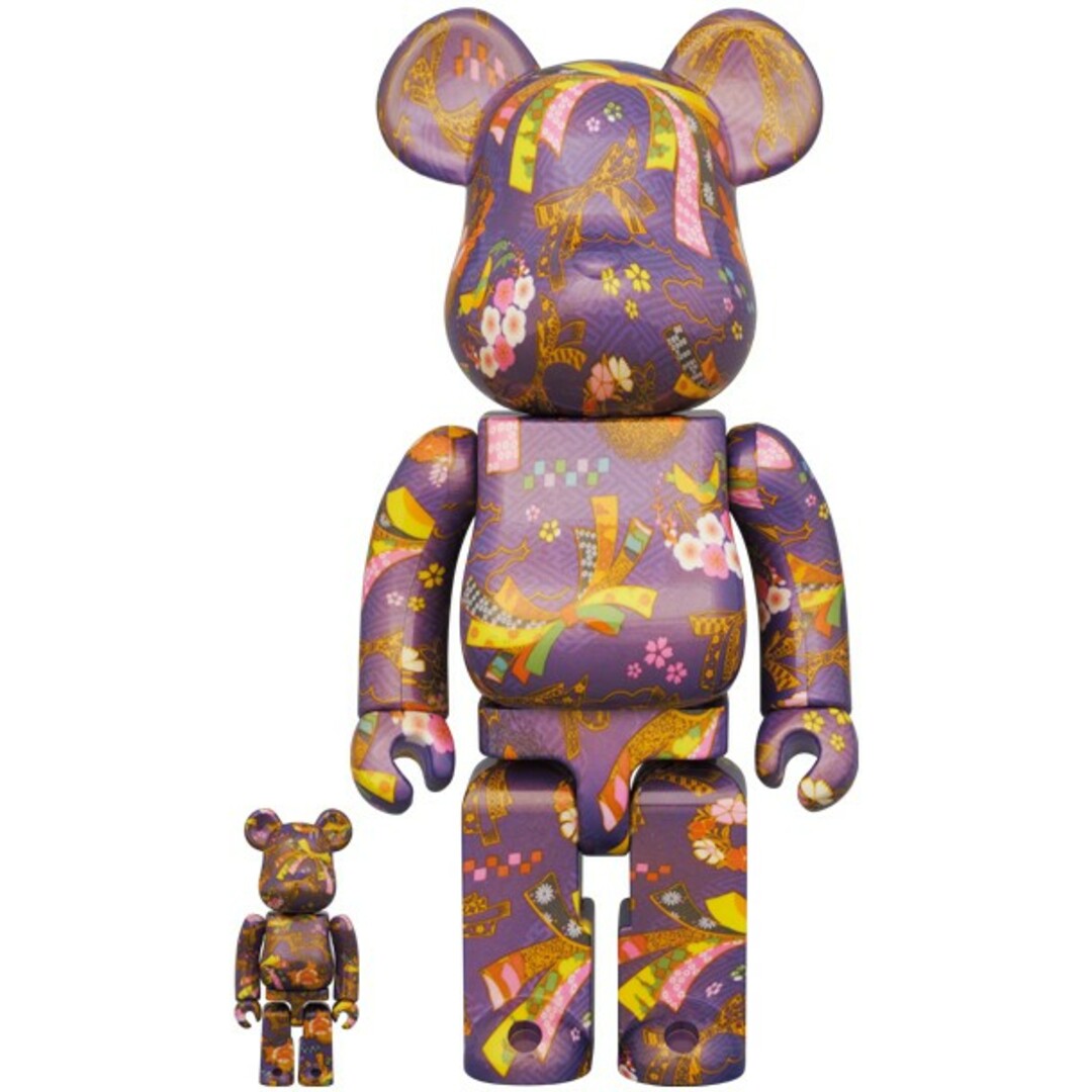 新品 未開封 BE@RBRICK 千代紙 弐 100％ u0026 400％ 限定-