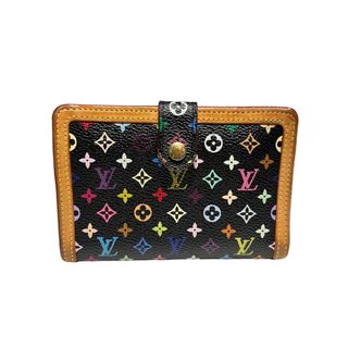 ルイヴィトン(LOUIS VUITTON)の　ルイ・ヴィトン LOUIS VUITTON ポルトフォイユ・ヴィエノワ M92988 ノワール モノグラムマルチカラー レディース 二つ折り財布(財布)