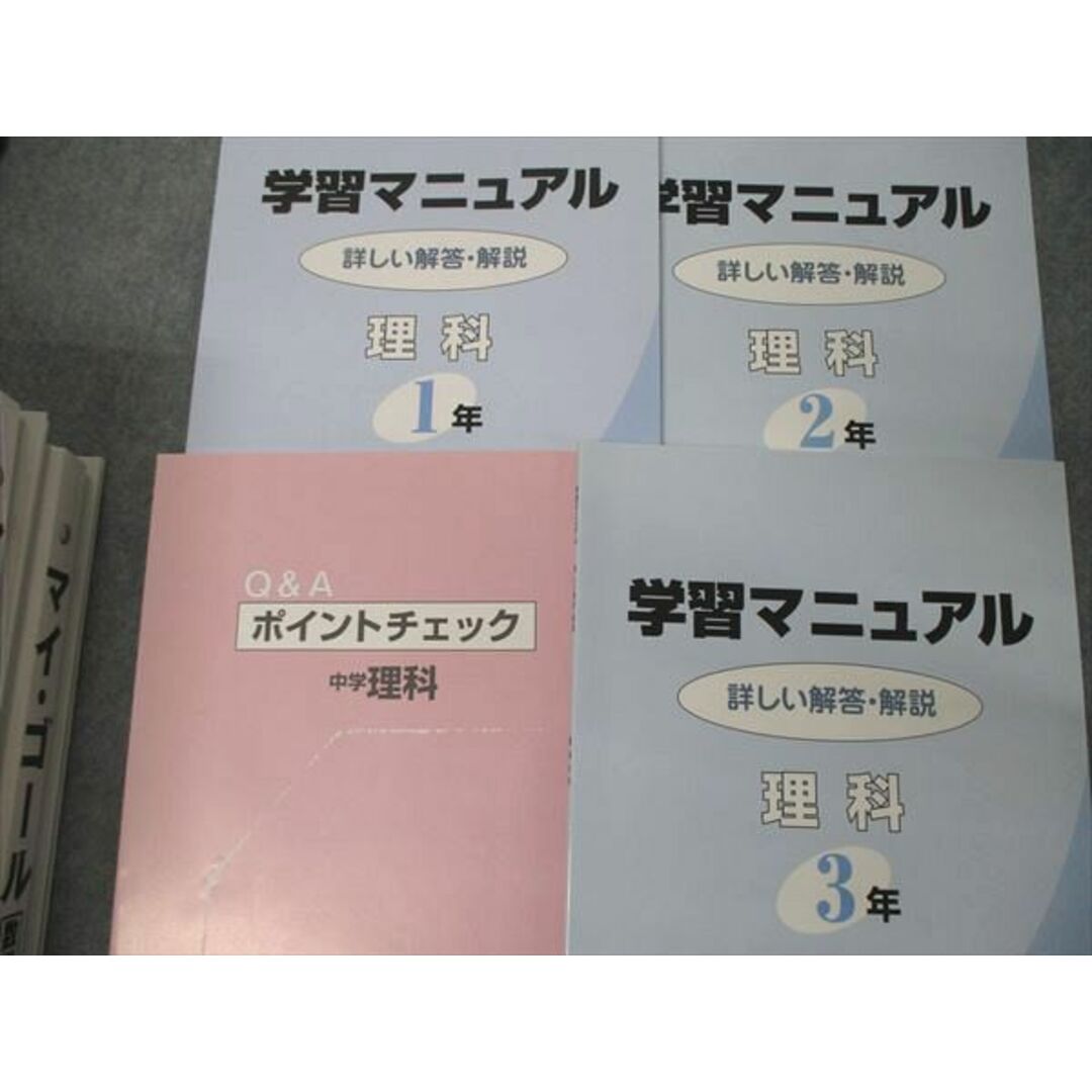 UP05-094 塾専用 MY GOAL マイ・ゴール 問題/要点編/学習マニュアル他 国語/英語/数学/理科/社会 計28冊 ★ 00L5D