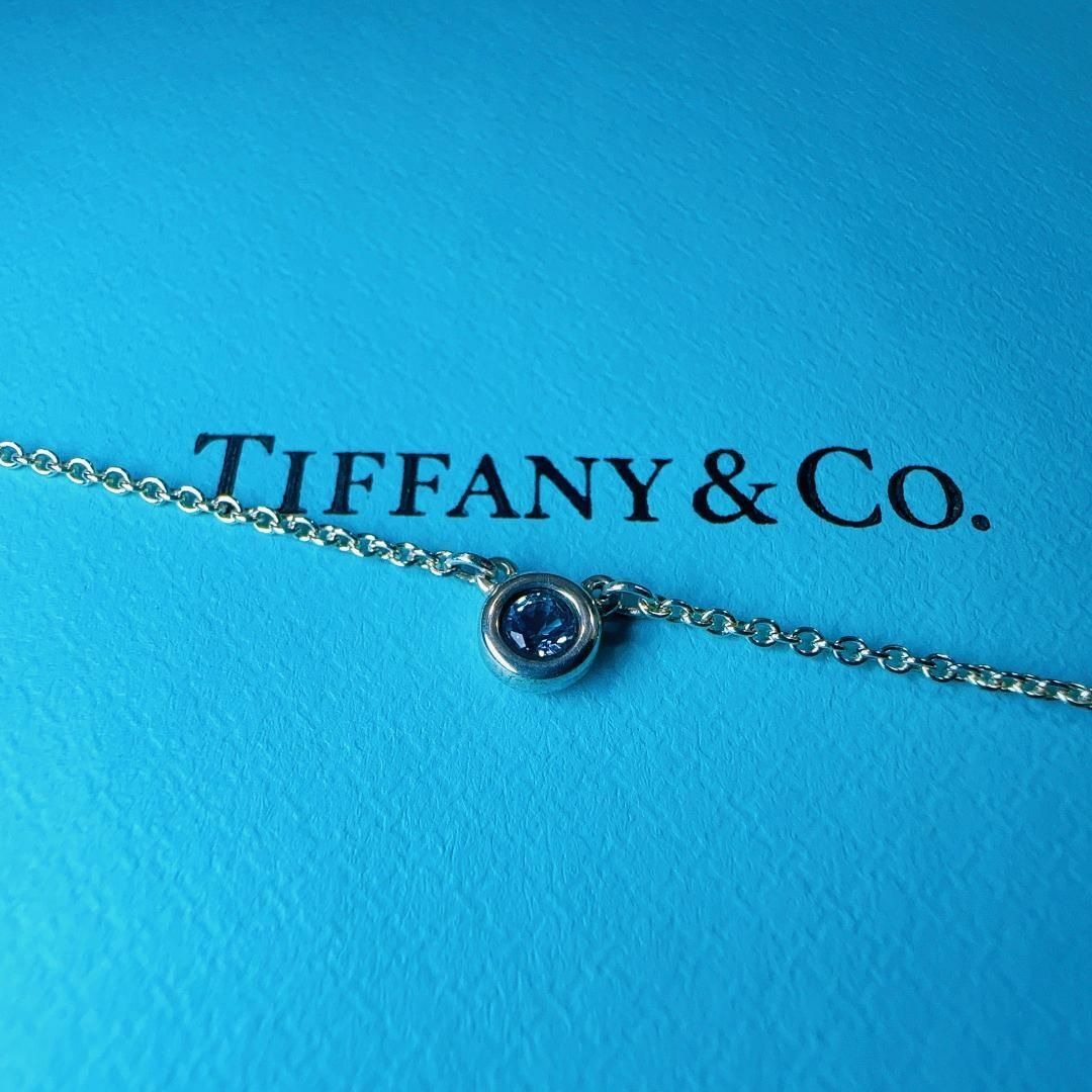 Tiffany ティファニー ネックレス　バイザヤード　アクアマリン　ag925