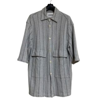 20ss ジルサンダー ストライプショートスリーブシャツ jil sander