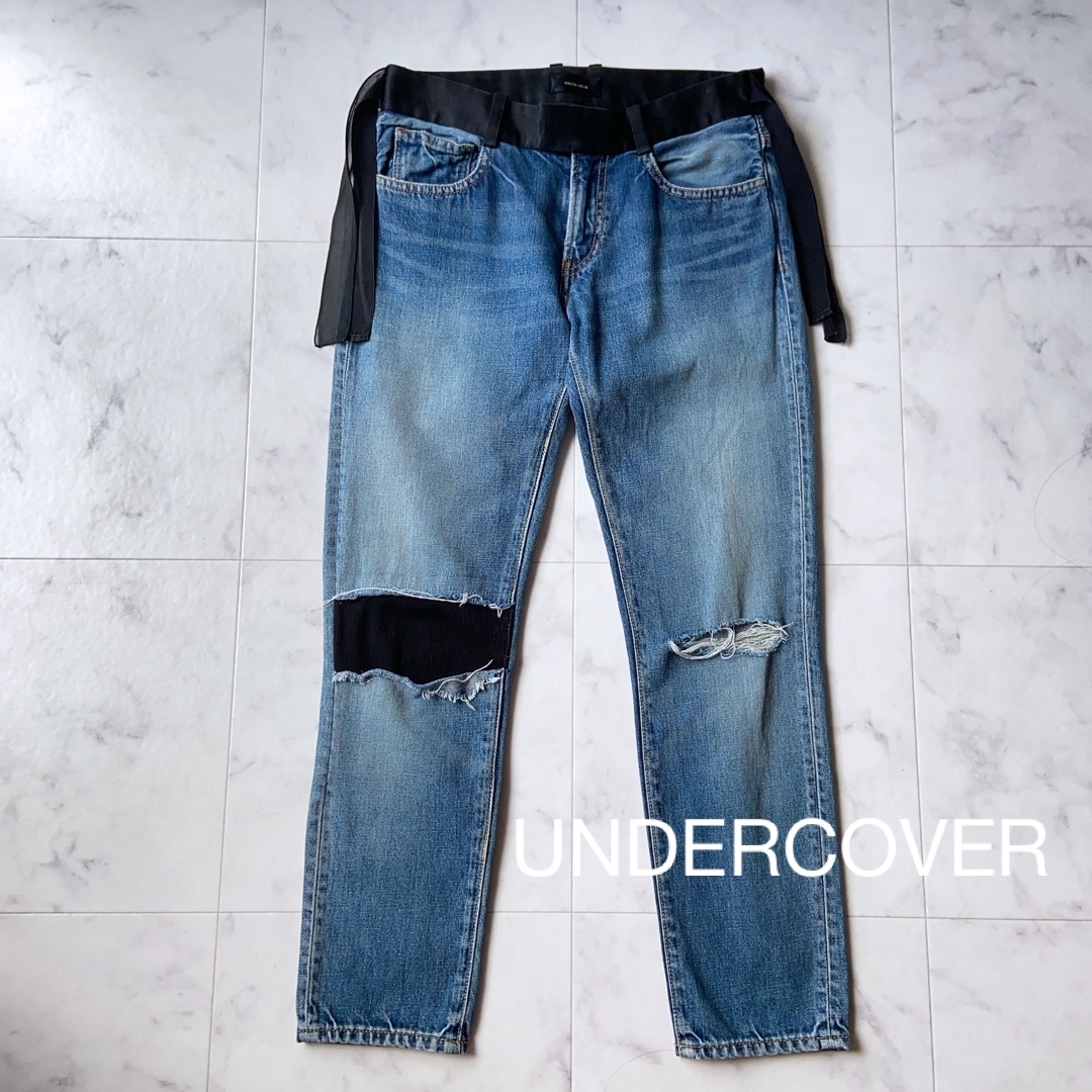 春バーゲン 希少＊UNDERCOVER アンダーカバー ダメージデニム