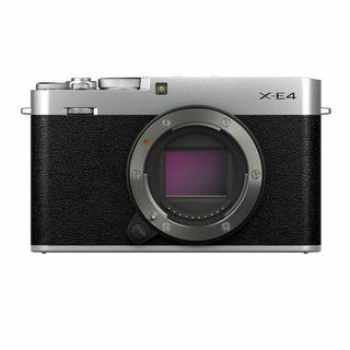 フジフイルム(富士フイルム)の新品 富士フイルム X-E4 シルバー 1年保証 カメラ店購入 送料無料(ミラーレス一眼)