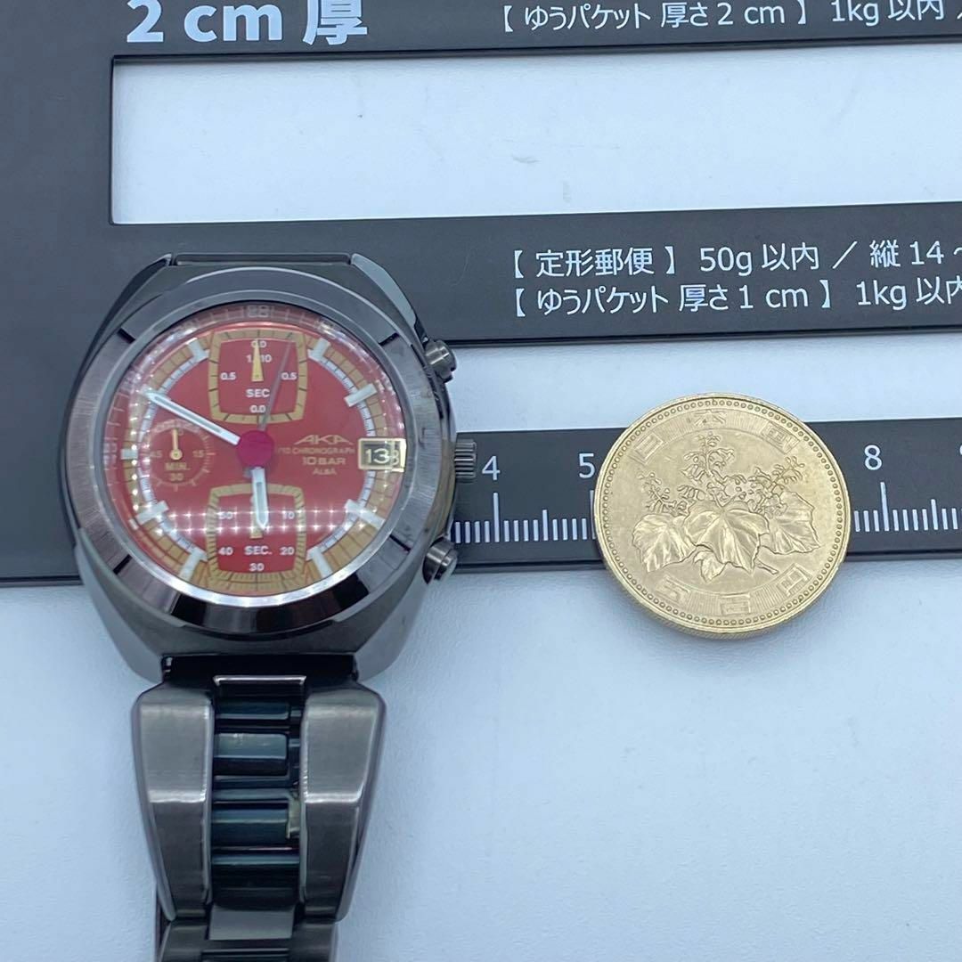 ALBA(アルバ)の《美品　稼動品》　セイコー　アルバ　AKA  クロノグラフ　防水　メンズ腕時計 メンズの時計(腕時計(アナログ))の商品写真