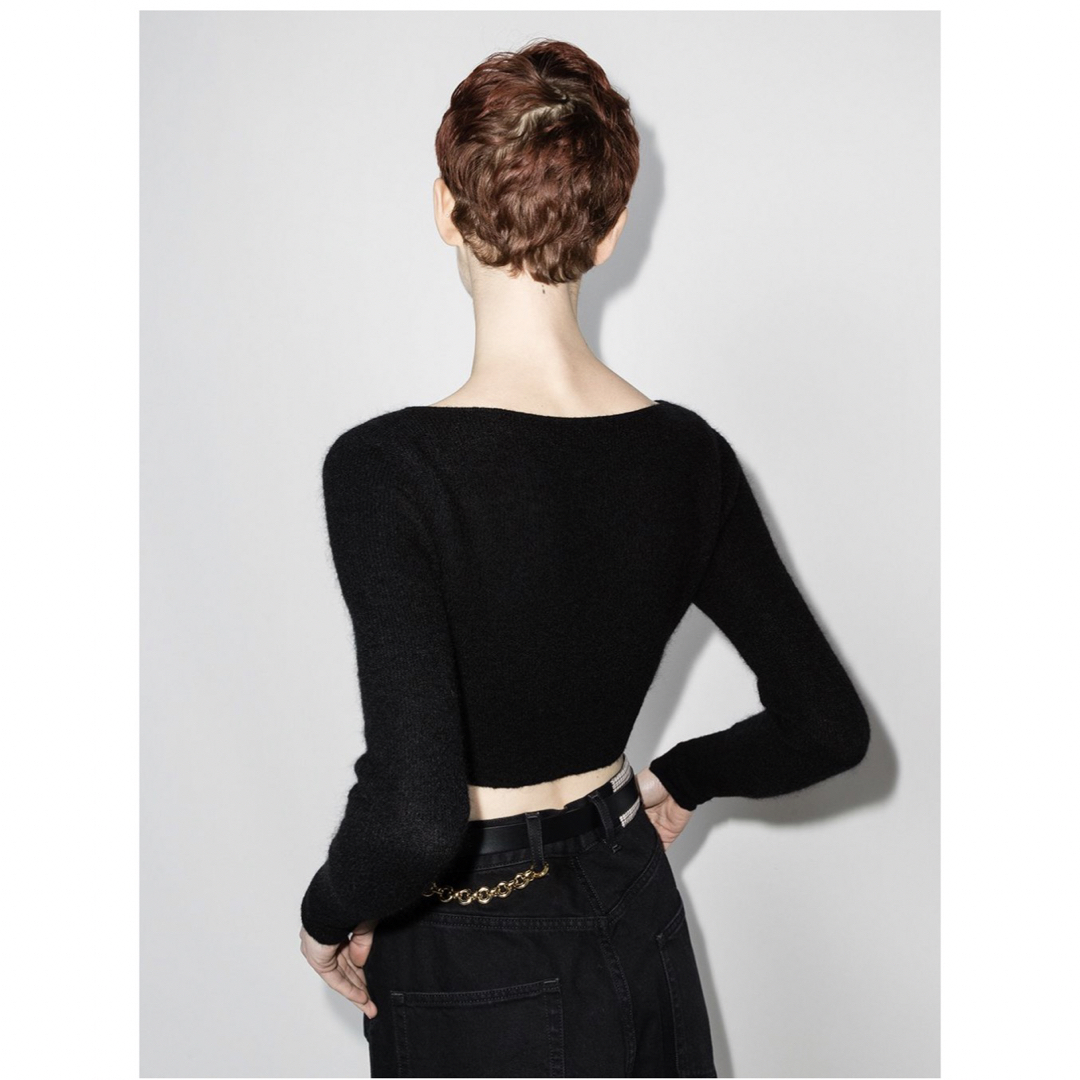 jacquemus クロップド モヘアブレンドカーディガン - カーディガン