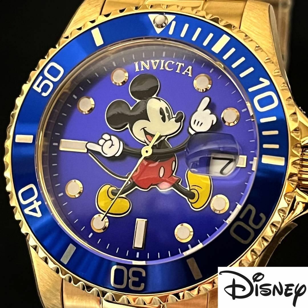 ディズニー49zd8【Disney】INVICTA/新品未使用/ミッキー マウス/メンズ腕時計