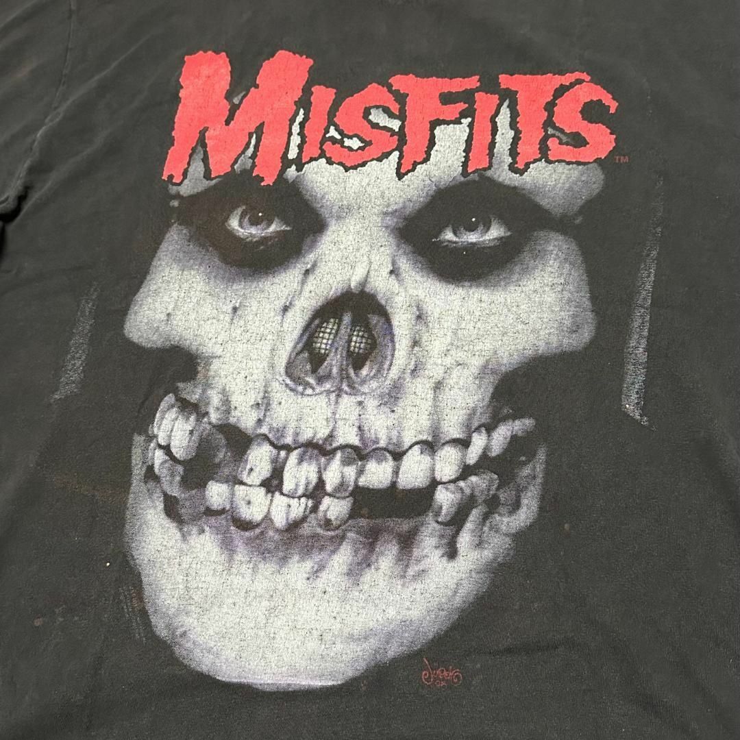 MISFITS(ミスフィッツ)のヴィンテージ MISFITS HUGE SKULL FACE Tシャツ XL メンズのトップス(Tシャツ/カットソー(半袖/袖なし))の商品写真