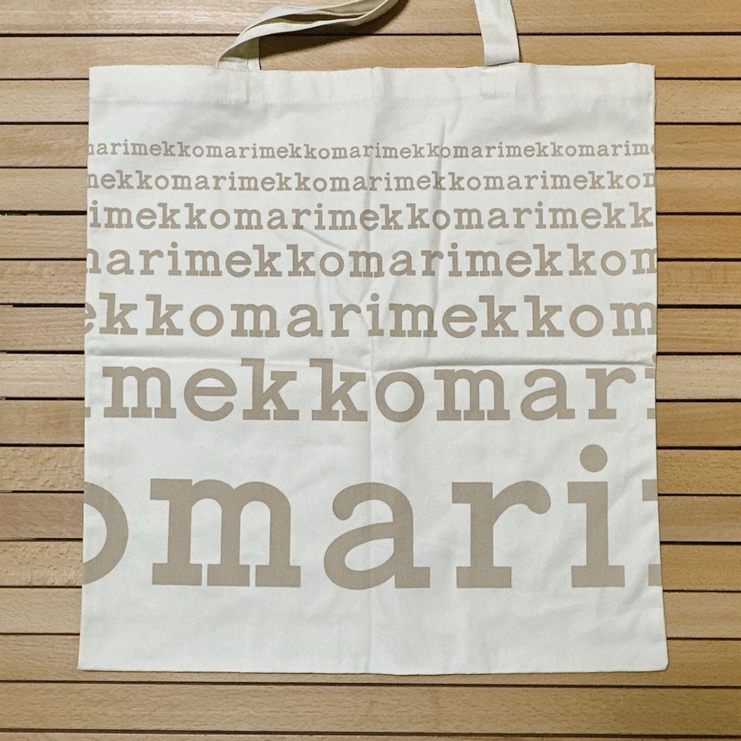 marimekko(マリメッコ)の★希少・非売品★ マリメッコ ノベルティ トートバック ベージュ レディースのバッグ(トートバッグ)の商品写真