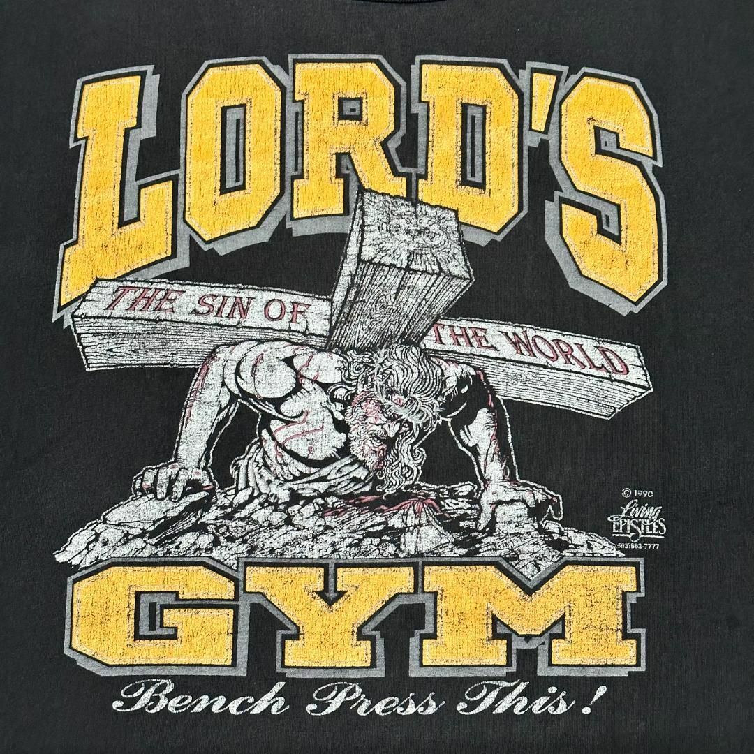 90s ヴィンテージ LORD'S GYM  Tシャツ XXL ジーザス 2