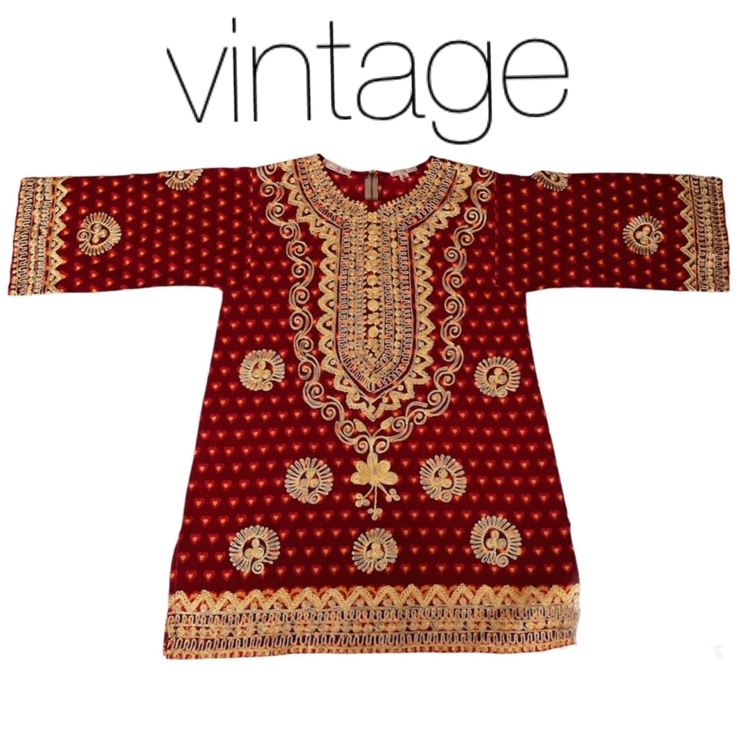 ヴィンテージ　70年代刺繍　アフガンコート