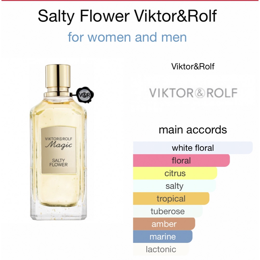 VIKTOR&ROLF(ヴィクターアンドロルフ)のヴィクターアンドロルフMagic Collection Salty Flower コスメ/美容の香水(香水(女性用))の商品写真