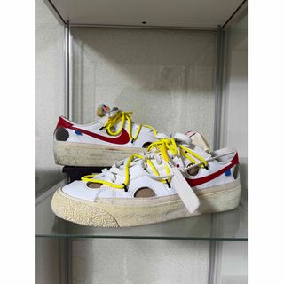 オフホワイト(OFF-WHITE)のoff-white ナイキ　オフホワイト　ブレーザーロー ユニバーシティレッド(スニーカー)