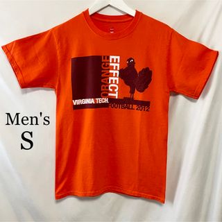 ヘインズ(Hanes)の★美品★ Hanes ヘインズ  メンズ Tシャツ  S  オレンジ系(Tシャツ/カットソー(半袖/袖なし))