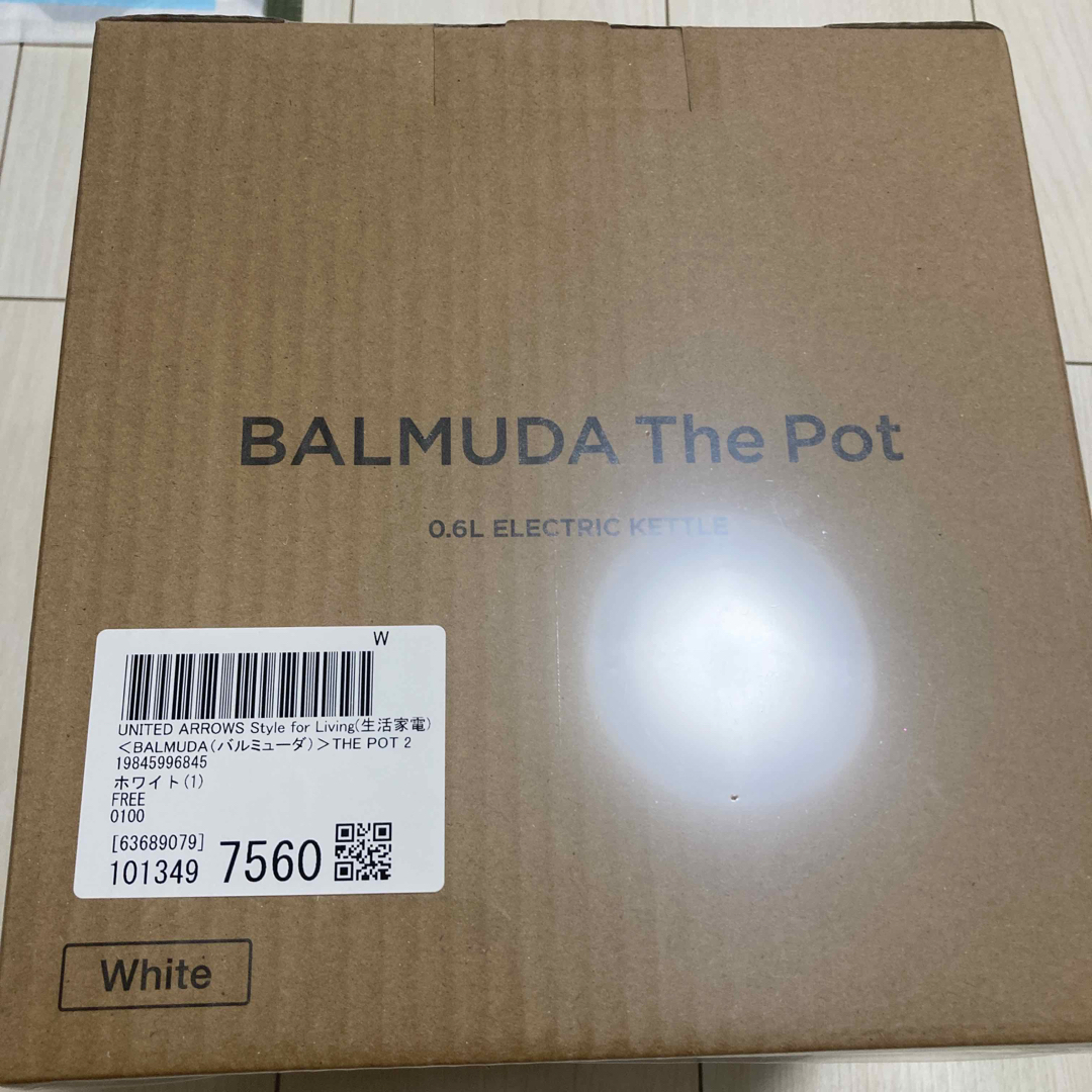 BALMUDA 電気ケトル The Pot ホワイト K07A-WH