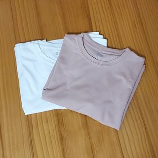 ユニクロ(UNIQLO)のUNIQLO ドライEXクロップドT  M(Tシャツ(半袖/袖なし))