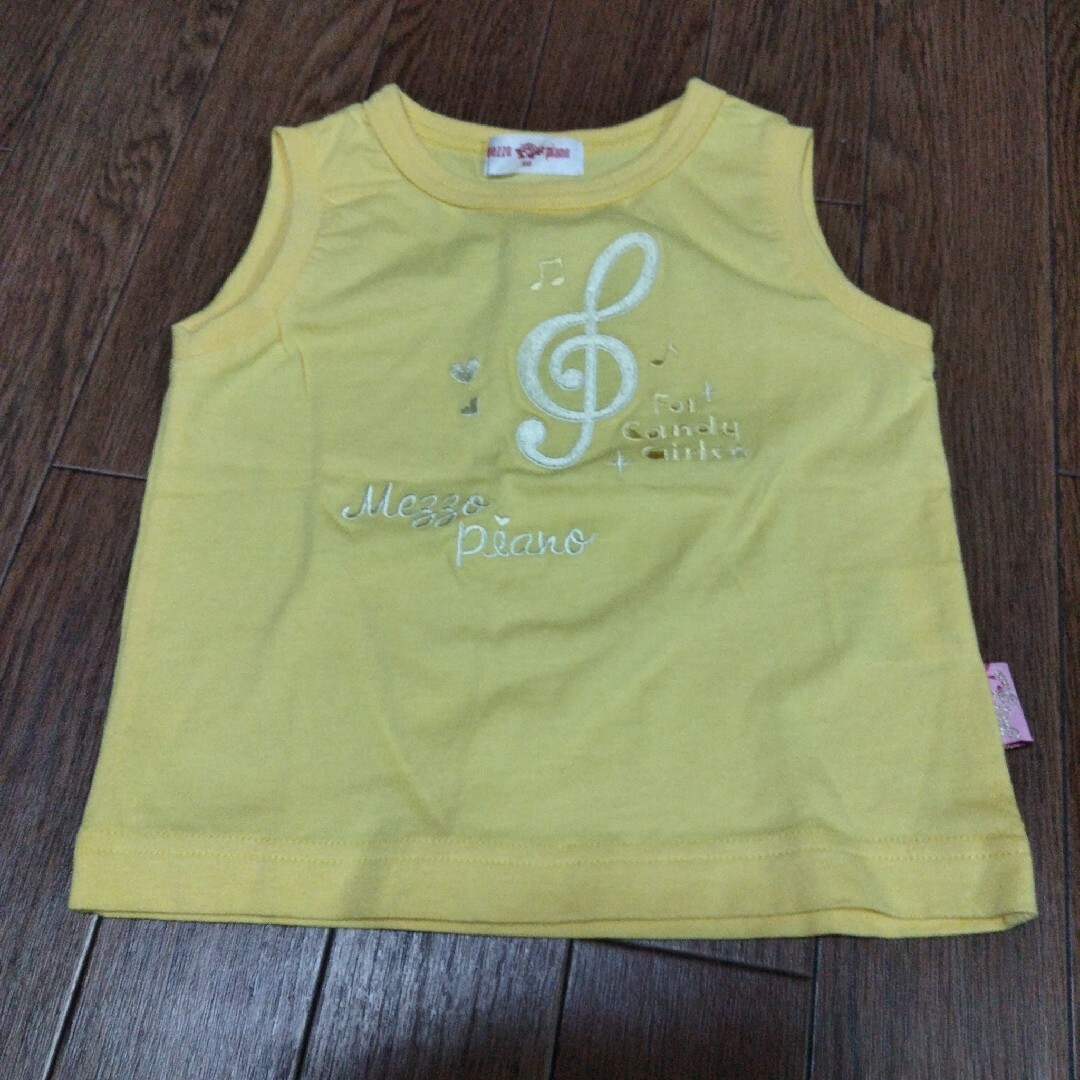 mezzo piano(メゾピアノ)のMezzoPiano袖なしトップス　100 キッズ/ベビー/マタニティのキッズ服女の子用(90cm~)(Tシャツ/カットソー)の商品写真