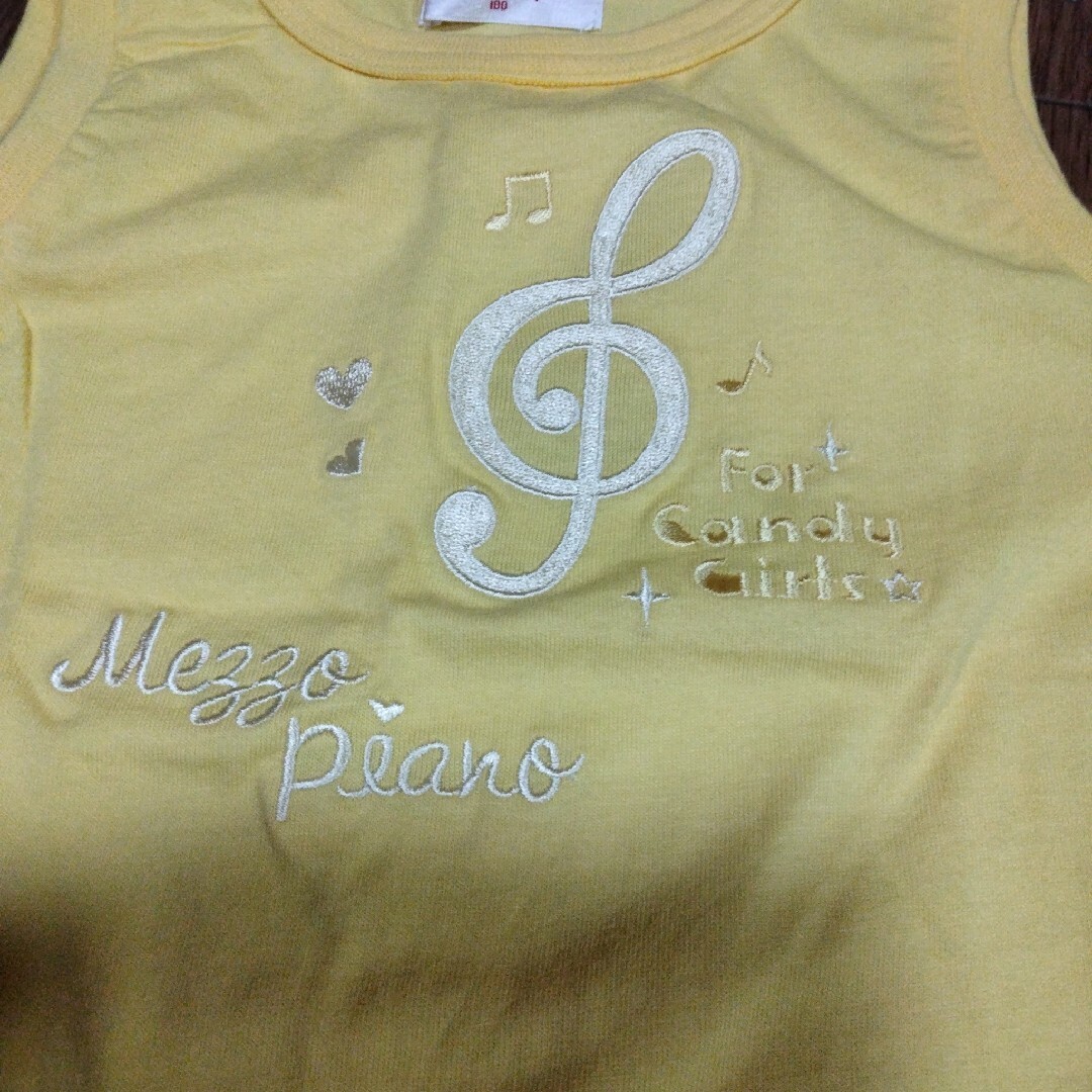 mezzo piano(メゾピアノ)のMezzoPiano袖なしトップス　100 キッズ/ベビー/マタニティのキッズ服女の子用(90cm~)(Tシャツ/カットソー)の商品写真